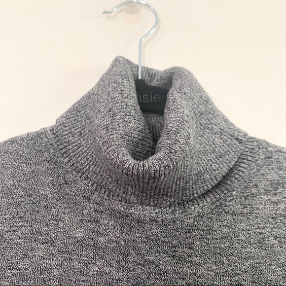 CALVIN KLEIN Long Sleeve Gray Turtleneck Sweater - Picture 5 of 7